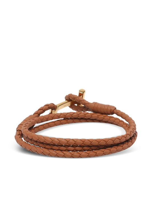 TOM FORD braided logo bracelet
