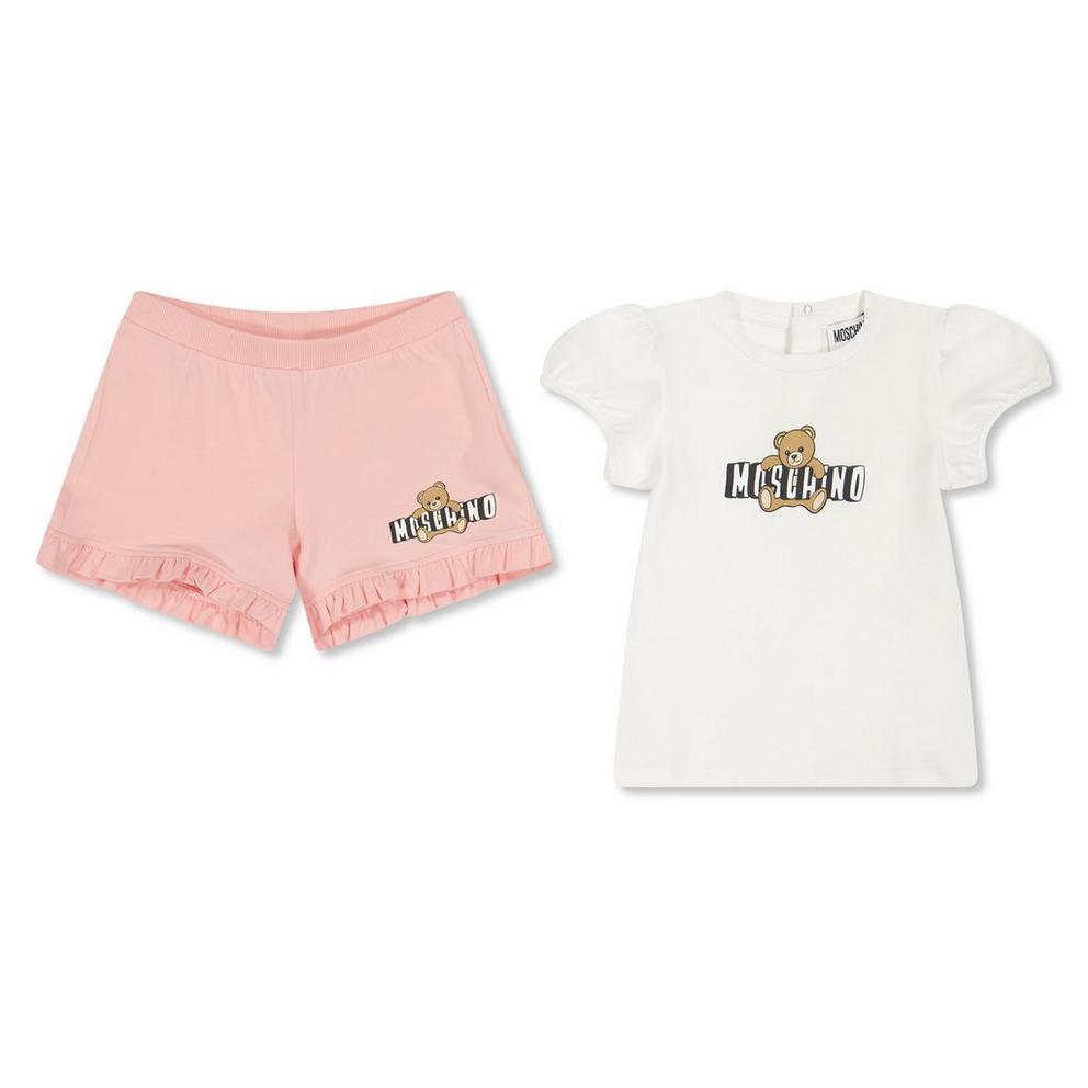 Moschino Kids' T-Shirt and Shorts Clothing Set
