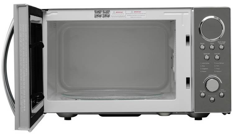 Morphy Richards 900W Standard Microwave - Silver