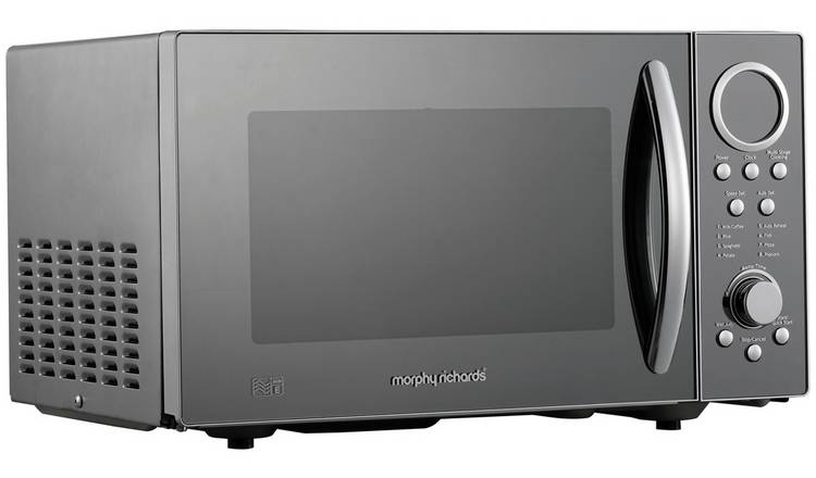 Morphy Richards 900W Standard Microwave - Silver