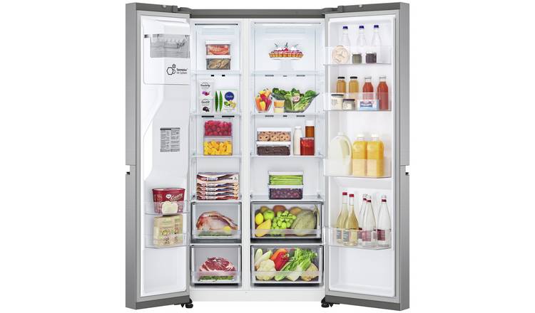 LG GSLV70PZTD American Fridge Freezer - Silver