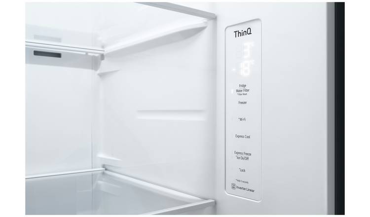 LG GSLV70PZTD American Fridge Freezer - Silver