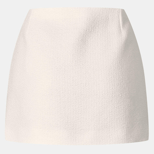 Gucci Interlocking G Wool Blend Boucle Miniskirt