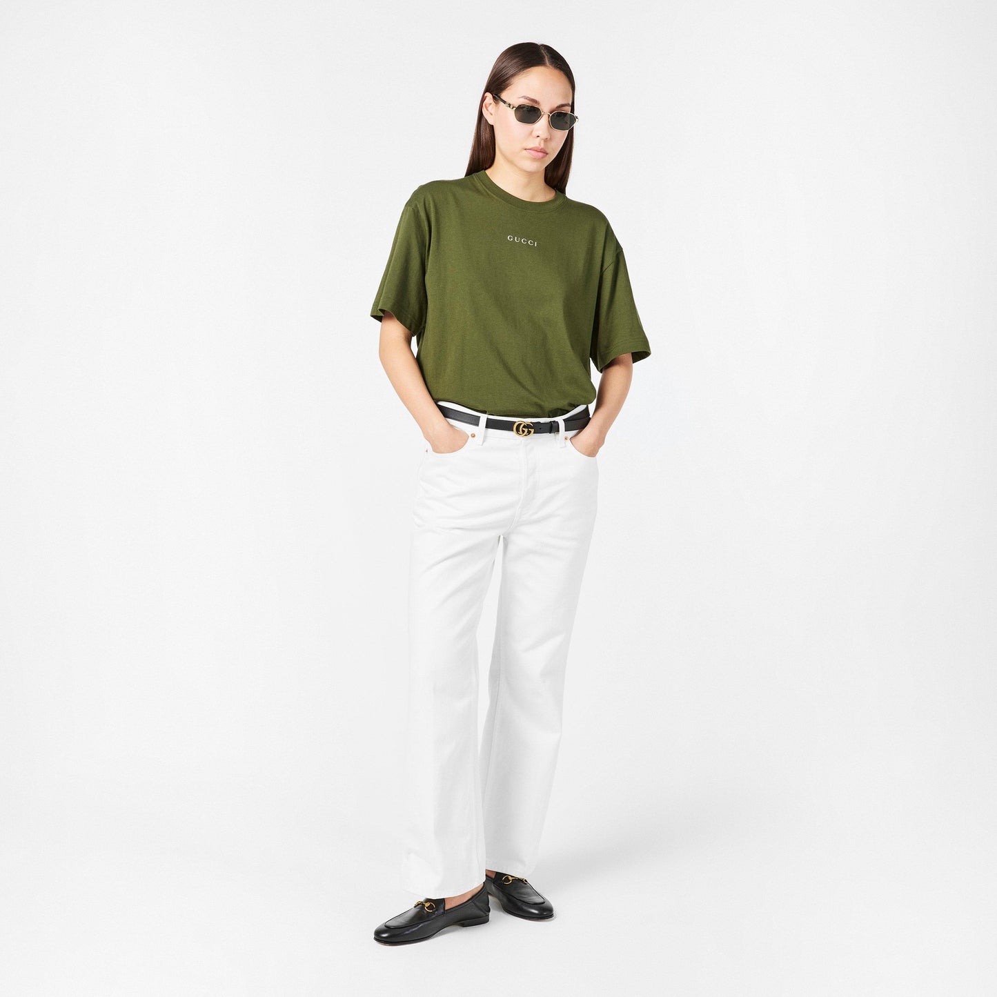 Gucci Cropped Flare Jeans
