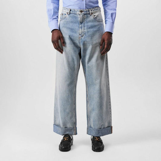 Valentino Wide Leg Jeans