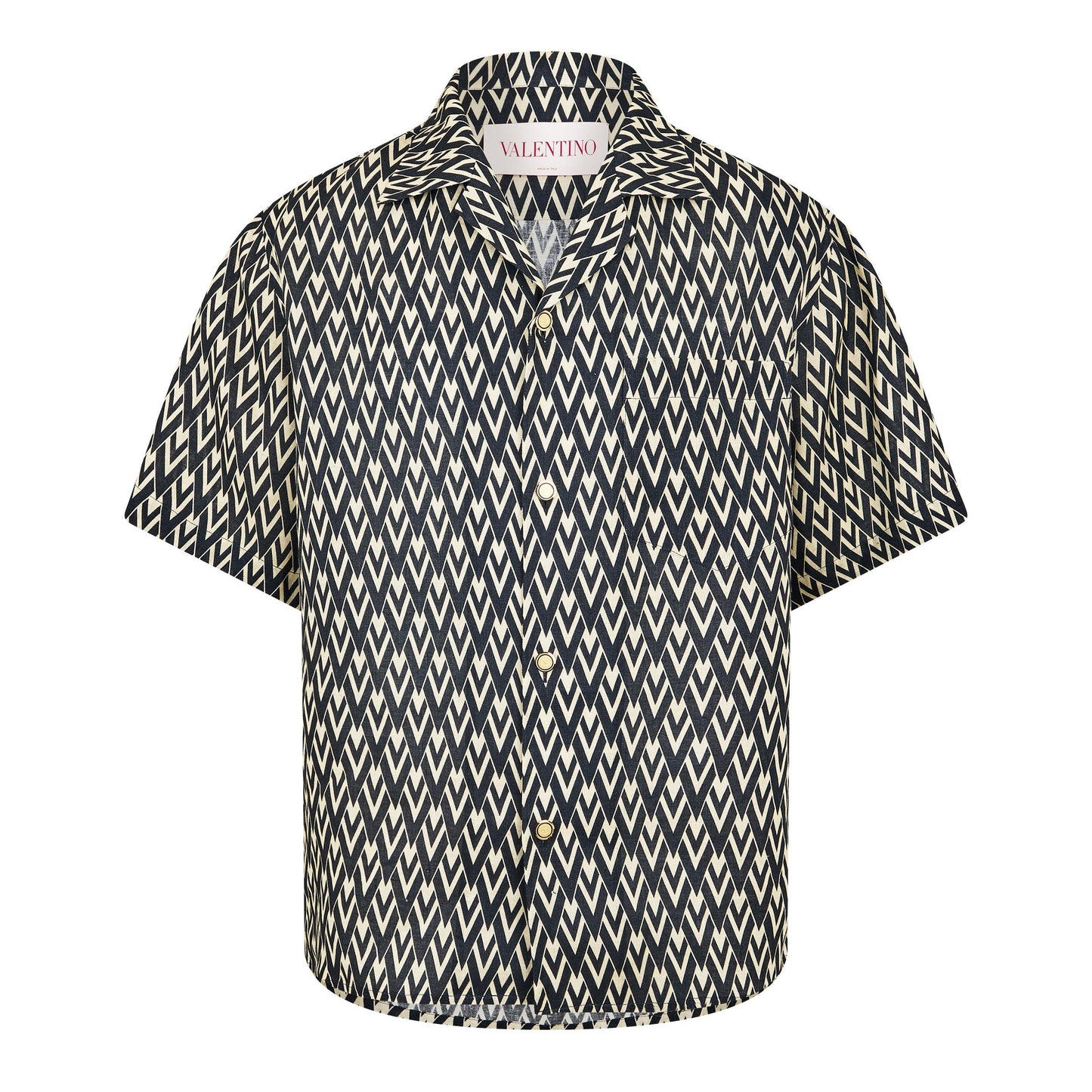 Valentino Linen Bowling Shirt
