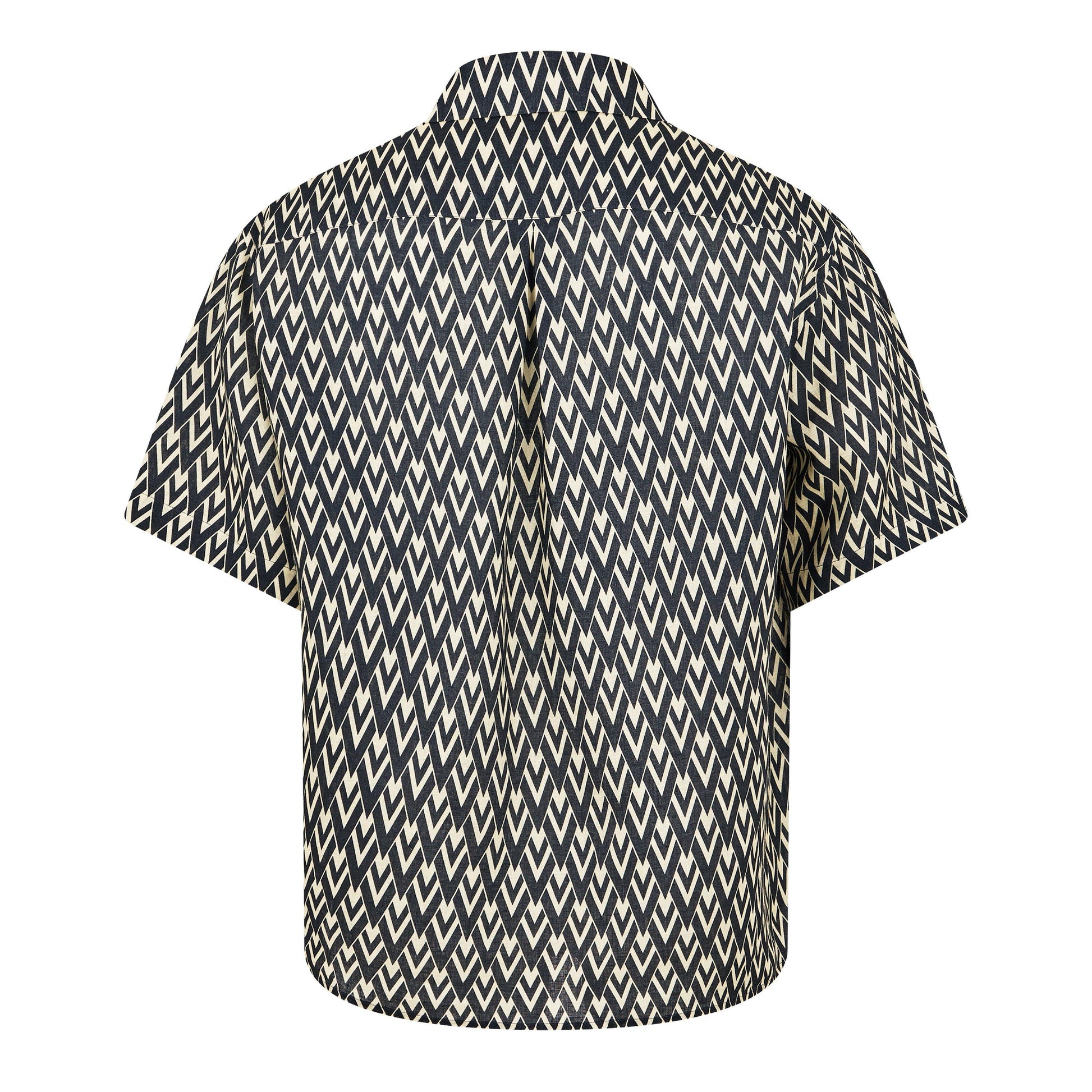 Valentino Linen Bowling Shirt