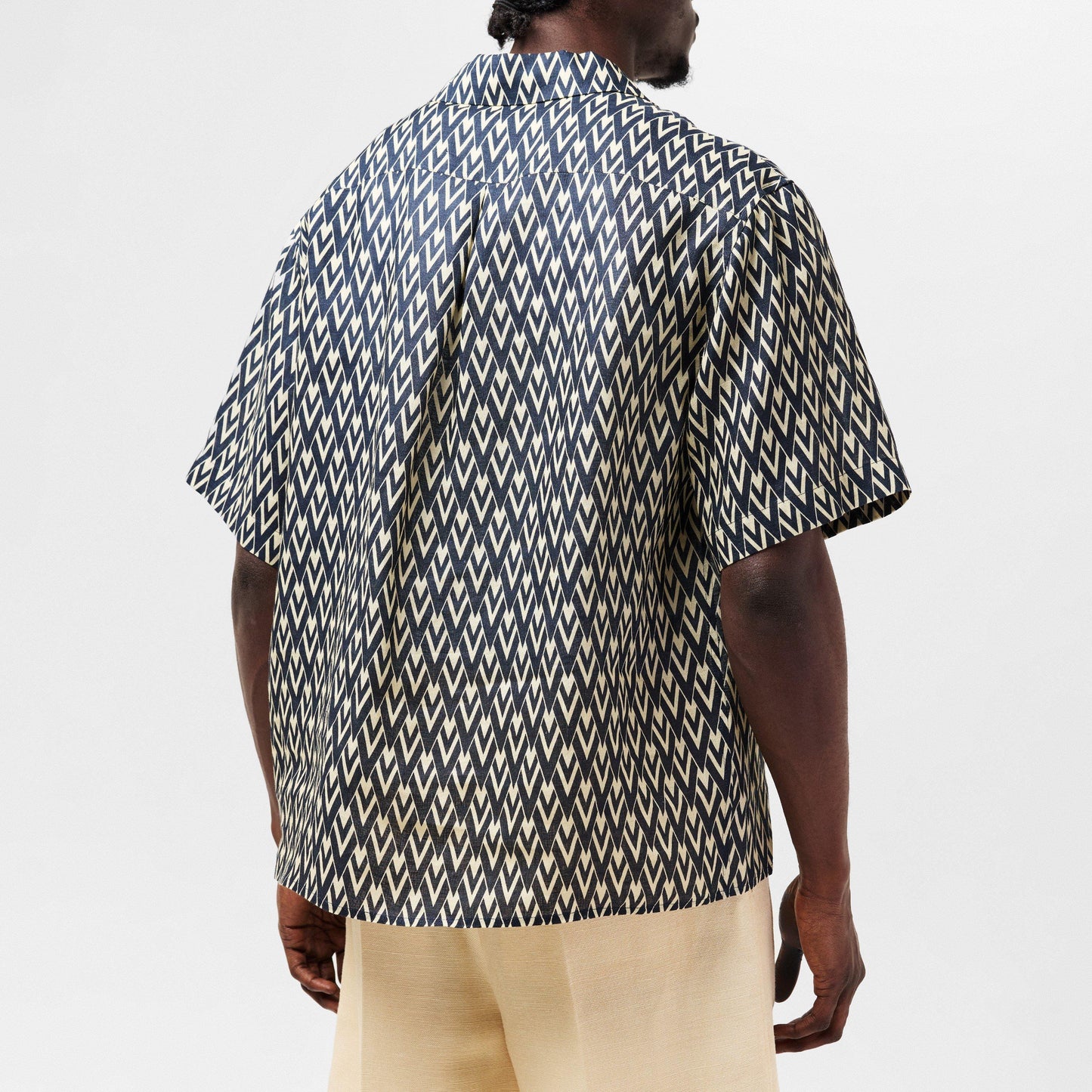 Valentino Linen Bowling Shirt