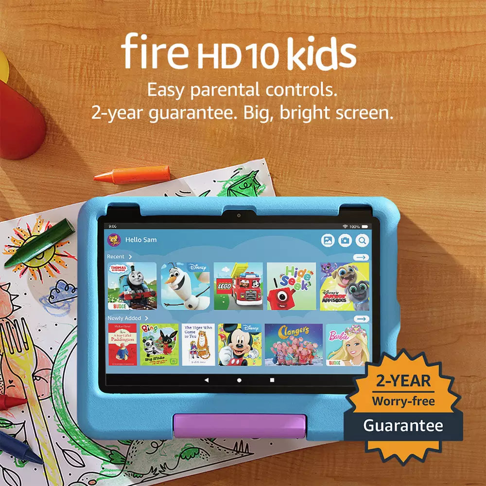 Amazon Fire HD 10 2023 Kids Tablet for 3-7, 10.1in 32GB Blue