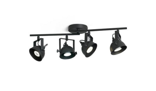 Argos Home Loft Living 4 Light Spotlight - Dark Grey