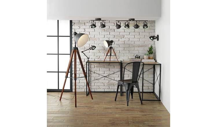 Argos Home Loft Living 4 Light Spotlight - Dark Grey