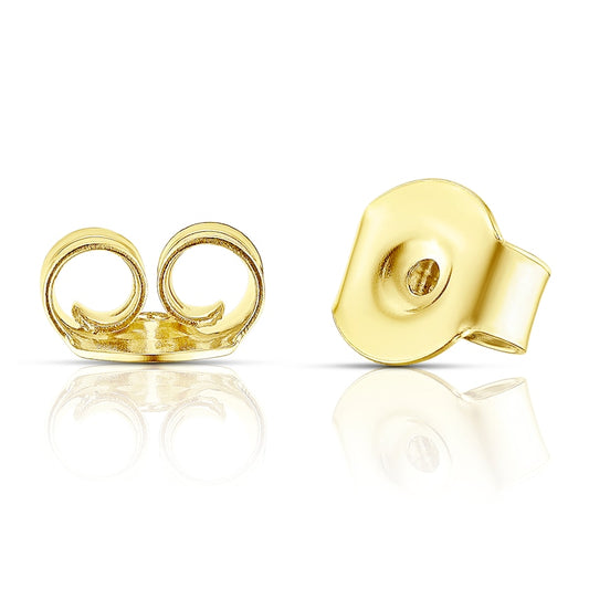 9ct Yellow Gold Diamond Illusion Set Soltaire Stud Earrings