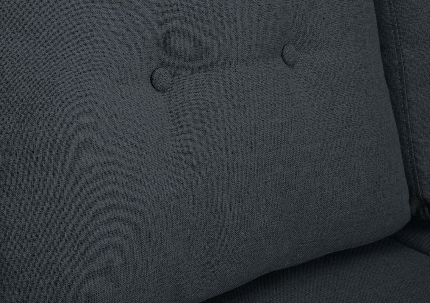 Habitat Joshua Fabric 3 Seater Sofa - Charcoal