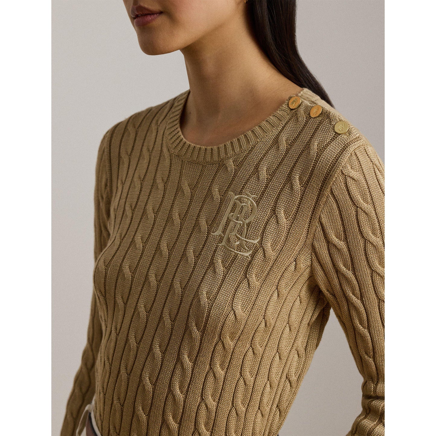 Lauren by Ralph Lauren Women's Cable Knit Jumper