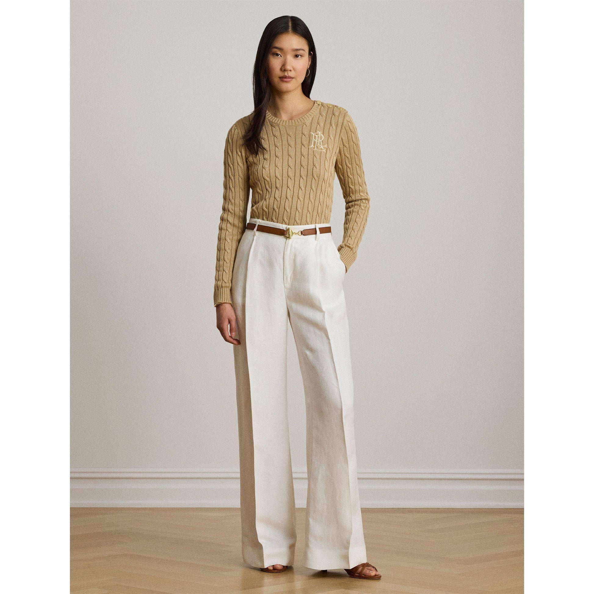 Lauren by Ralph Lauren Women's Cable Knit Jumper