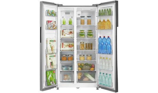 Bush MESBSX23E American Fridge Freezer - Stainless Steel
