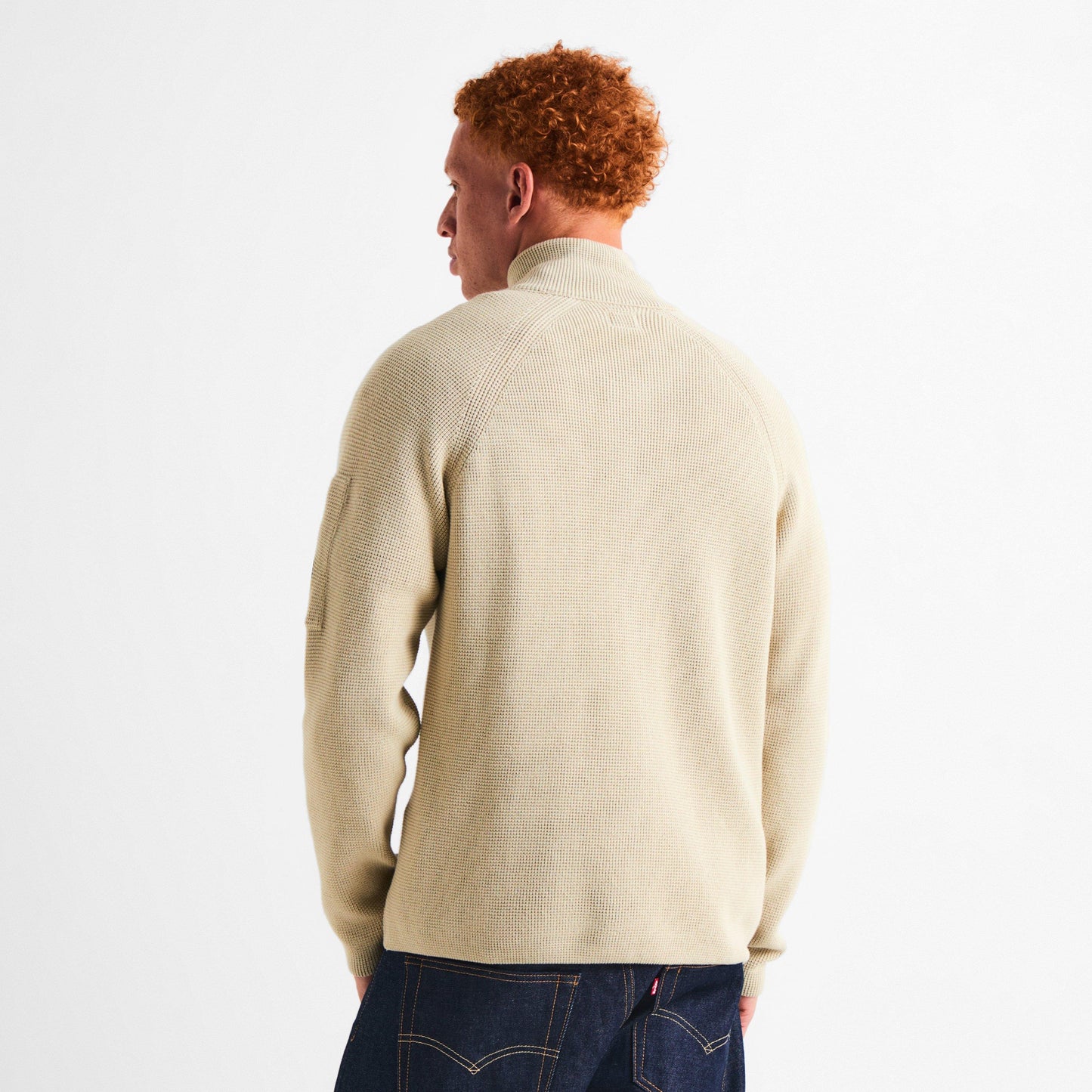 CP Company CP Waffle Zip Thru Sn64