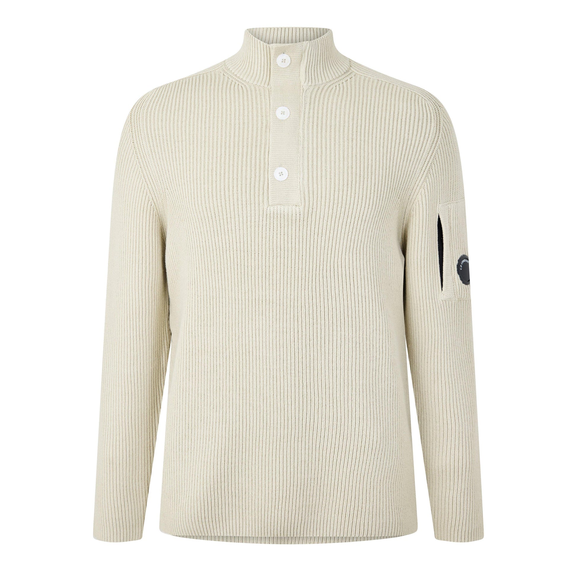 CP Company CP Rib Button Knit Sn64