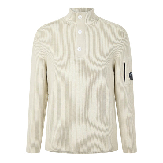 CP Company CP Rib Button Knit Sn64