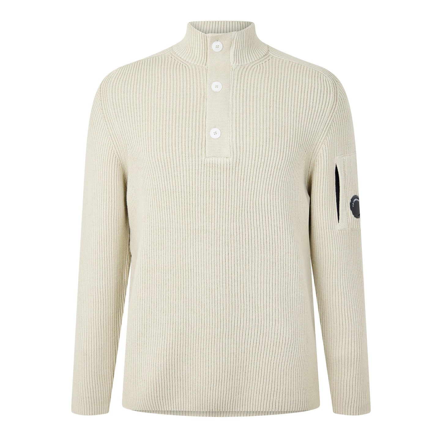 CP Company CP Rib Button Knit Sn64