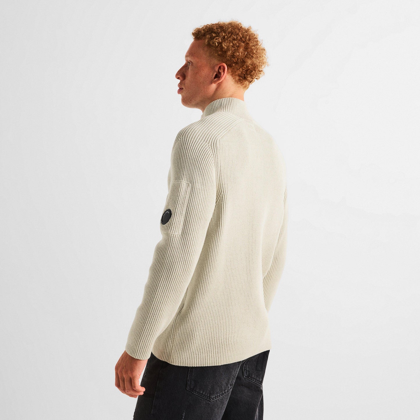 CP Company CP Rib Button Knit Sn64