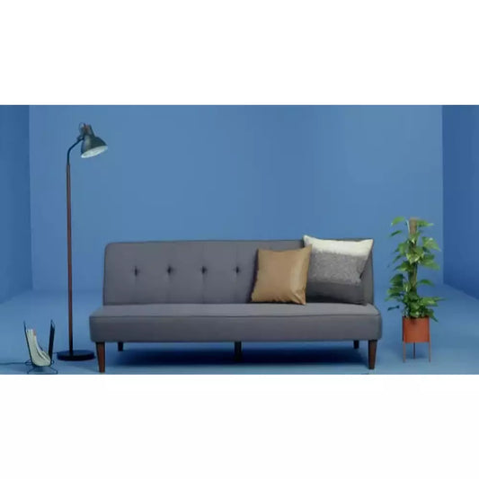 Habitat Odeon Fabric 2 Seater Clic Clac Sofa Bed - Grey