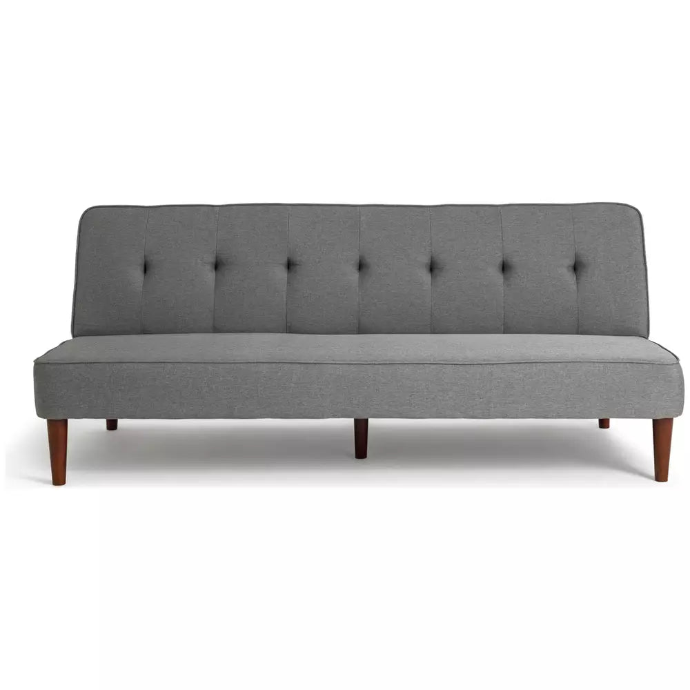 Habitat Odeon Fabric 2 Seater Clic Clac Sofa Bed - Grey