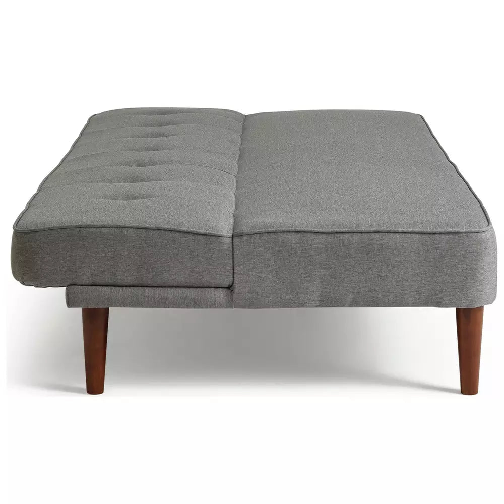 Habitat Odeon Fabric 2 Seater Clic Clac Sofa Bed - Grey
