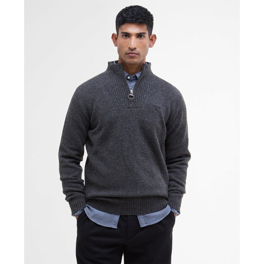 Barbour Essential L/Wool Half Zip Jumper