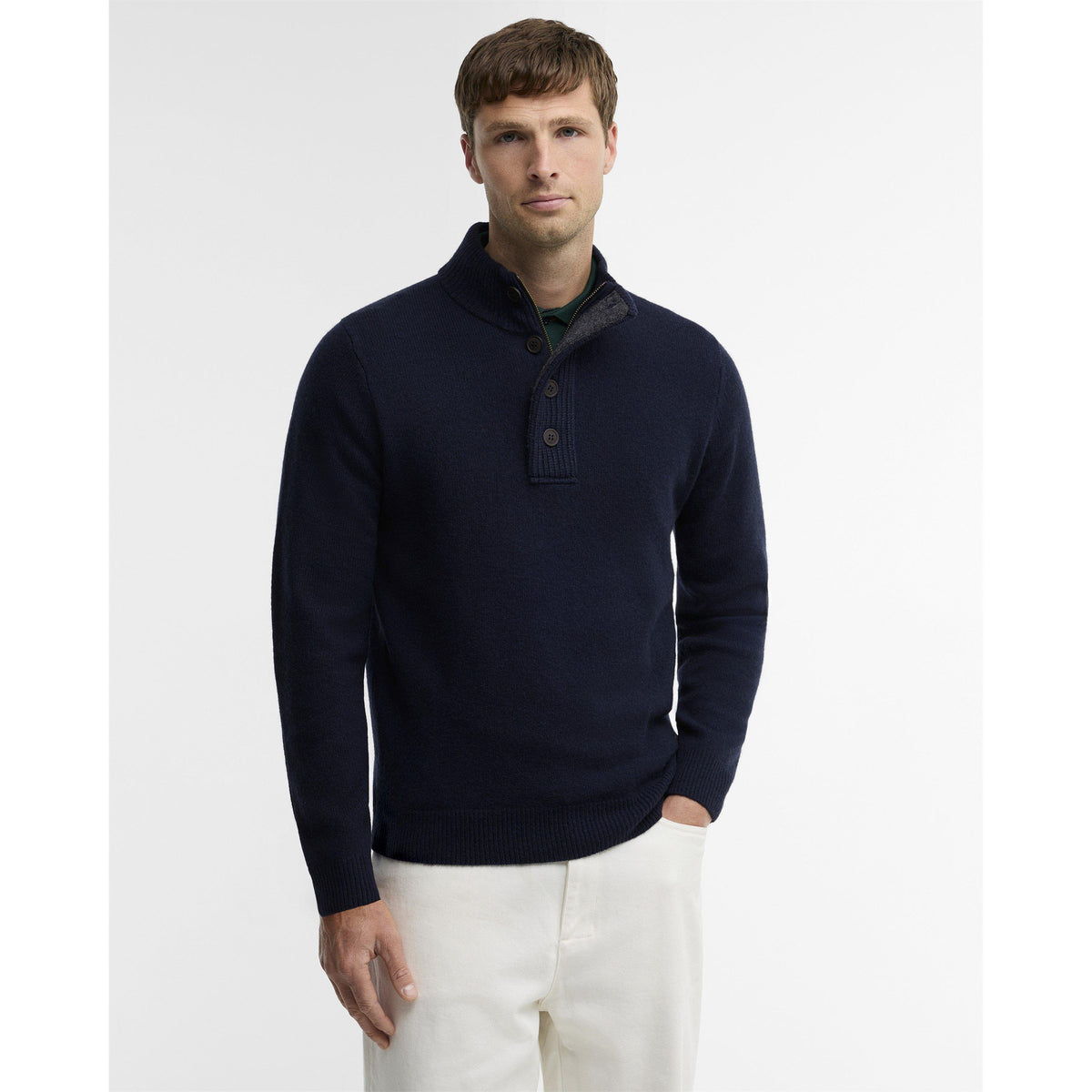 Barbour Essential Elbow Patch Sweatshirt