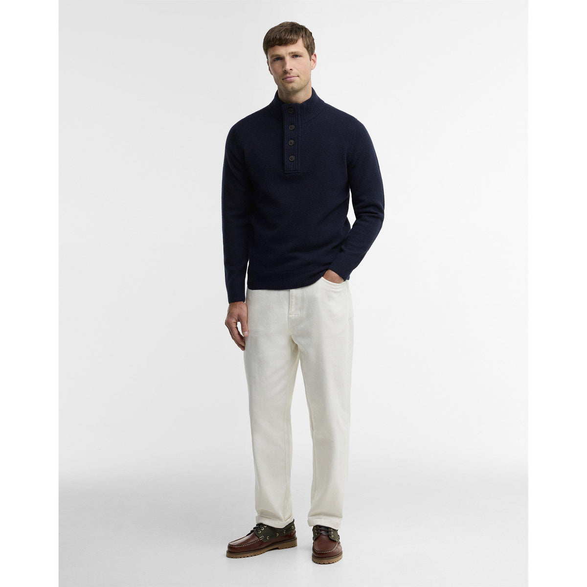 Barbour Essential Elbow Patch Sweatshirt