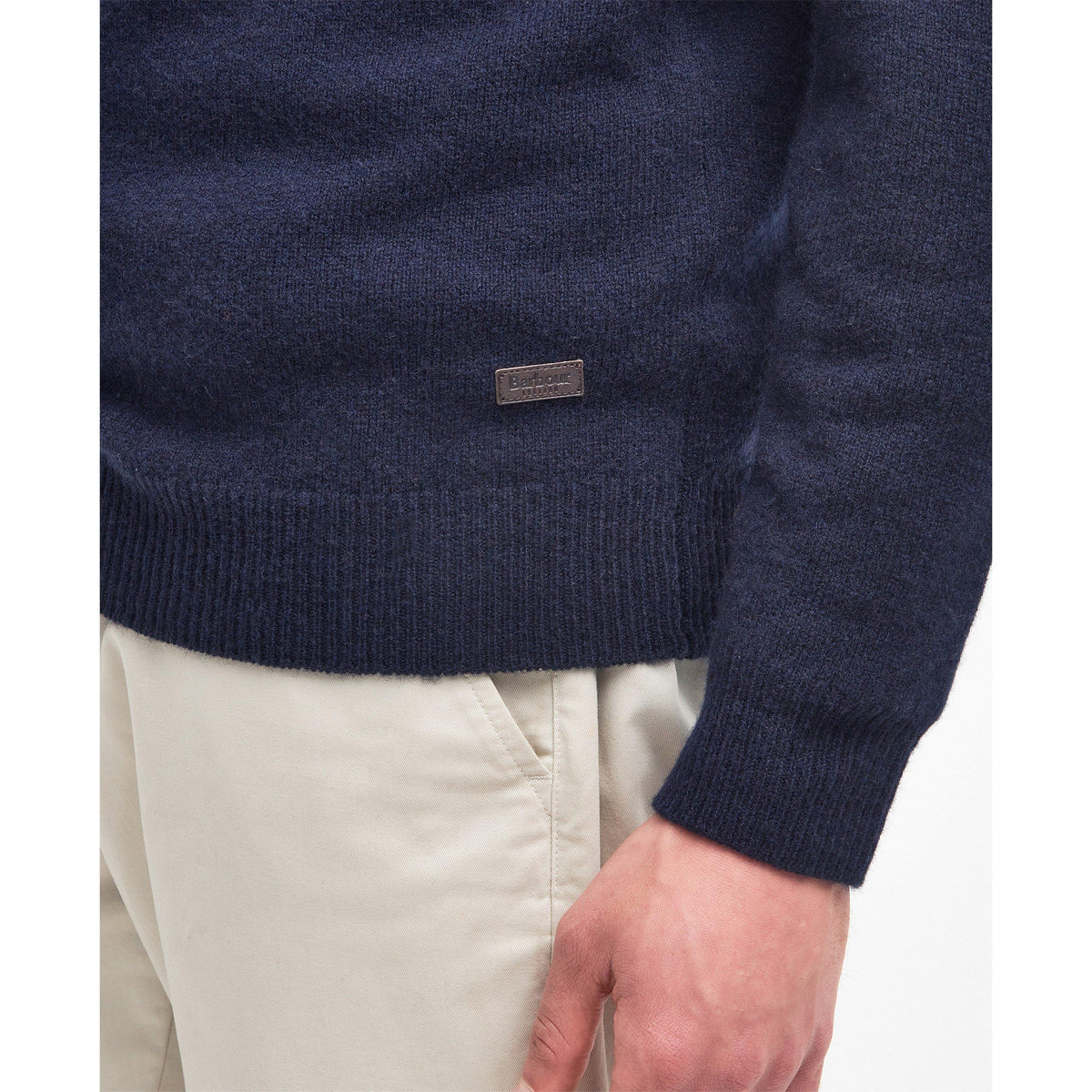 Barbour Essential Elbow Patch Sweatshirt