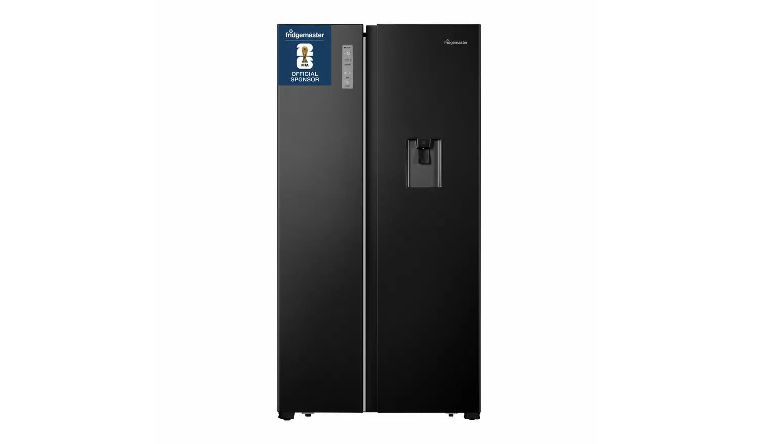 Fridgemaster MS91520DEB American Fridge Freezer - Black