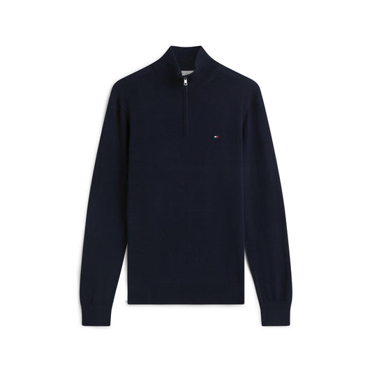 Tommy Hilfiger Essential Cotton Zip Mock