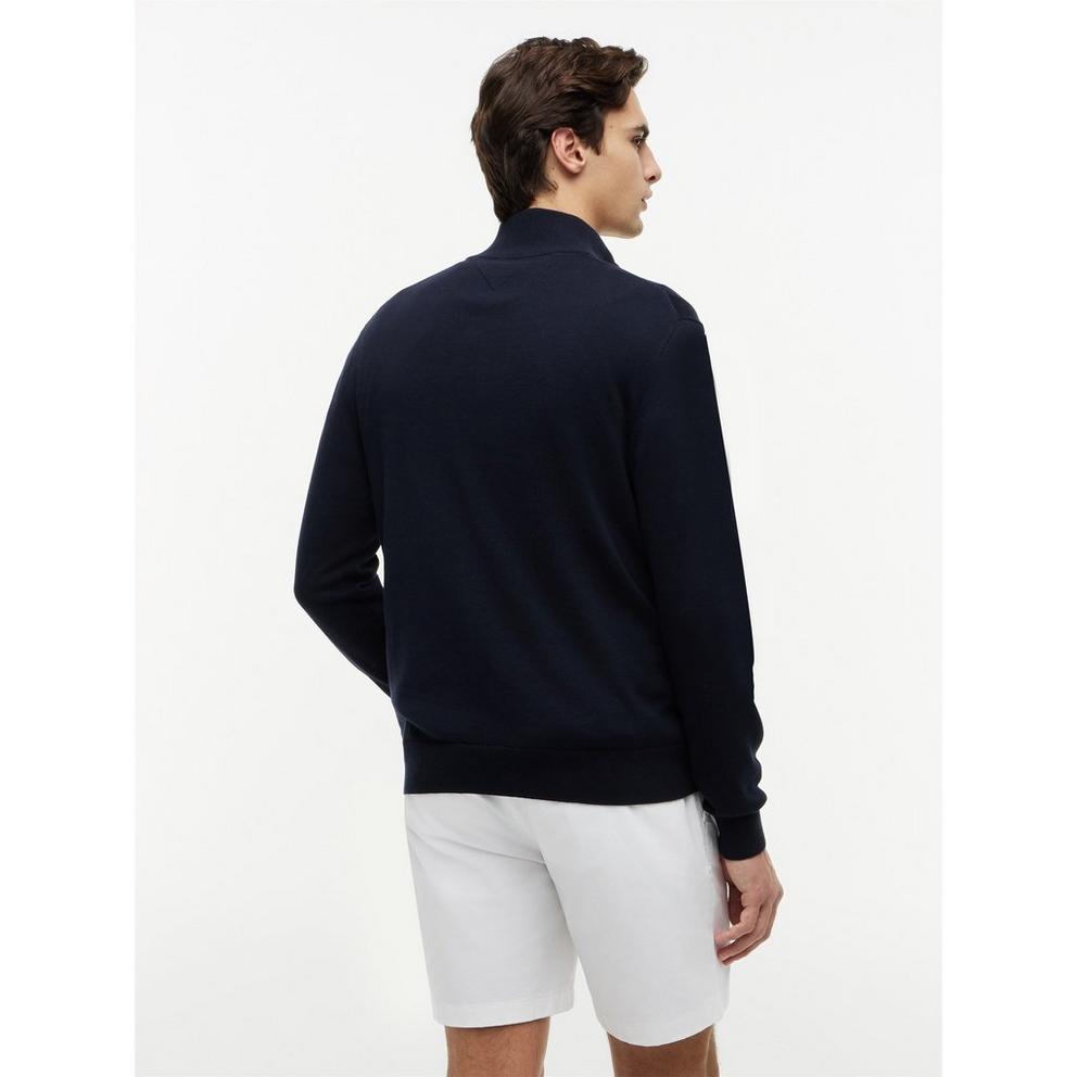 Tommy Hilfiger Essential Cotton Zip Mock