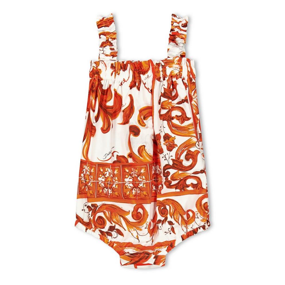Dolce and Gabbana DG Printed Romper In63
