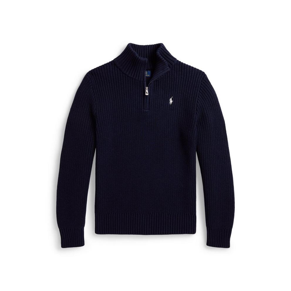 Polo Ralph Lauren Kids' Cable Knit 1/4 Zip Top