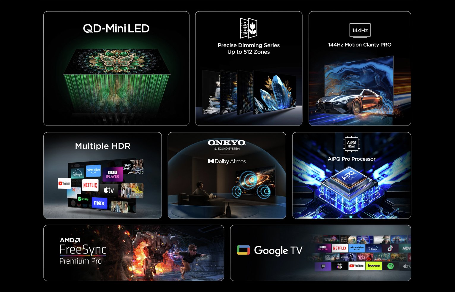 TCL 85 Inch 85C6K Smart 4K HDR QD Mini-Led Google TV