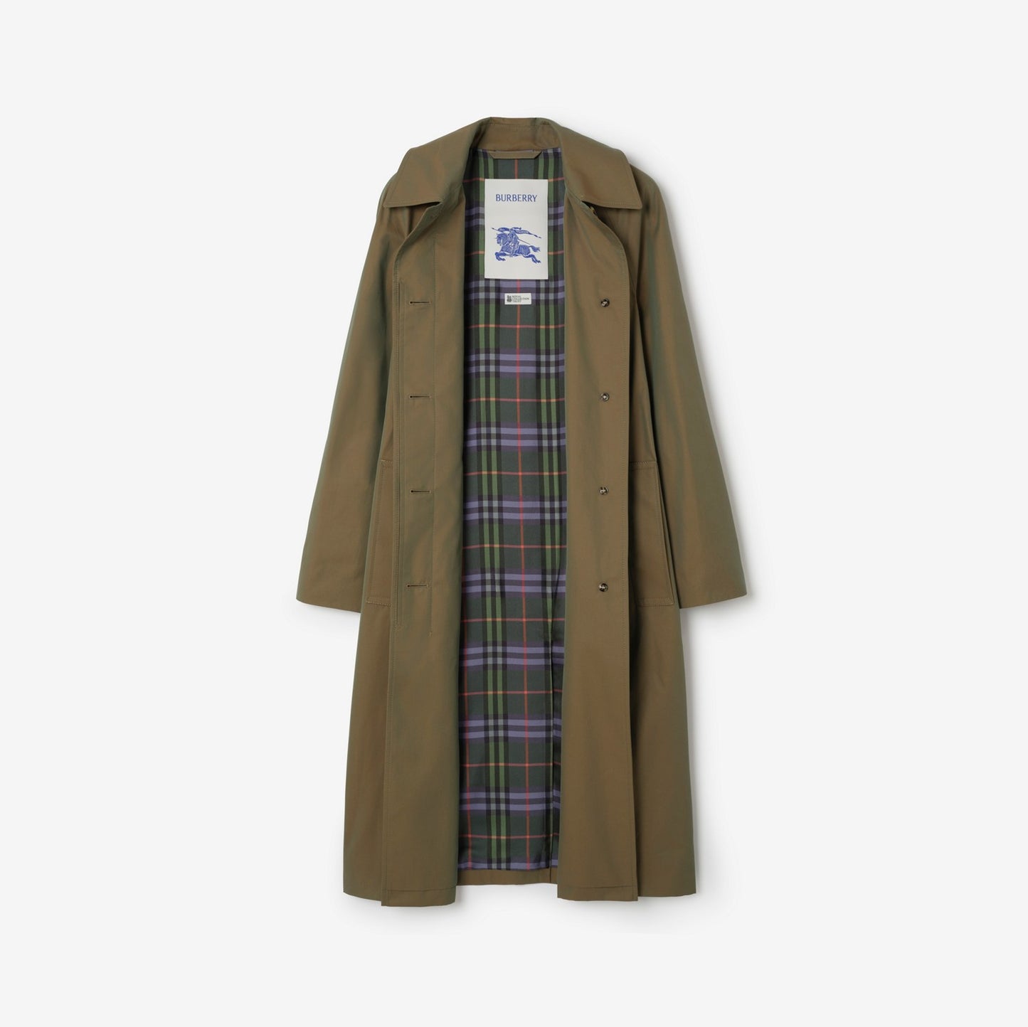 Long Gabardine Car Coat