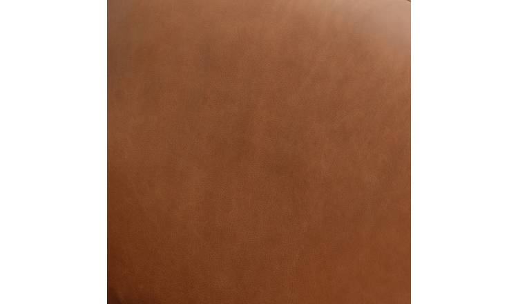Habitat Florence Leather 3 Seater Sofa - Tan