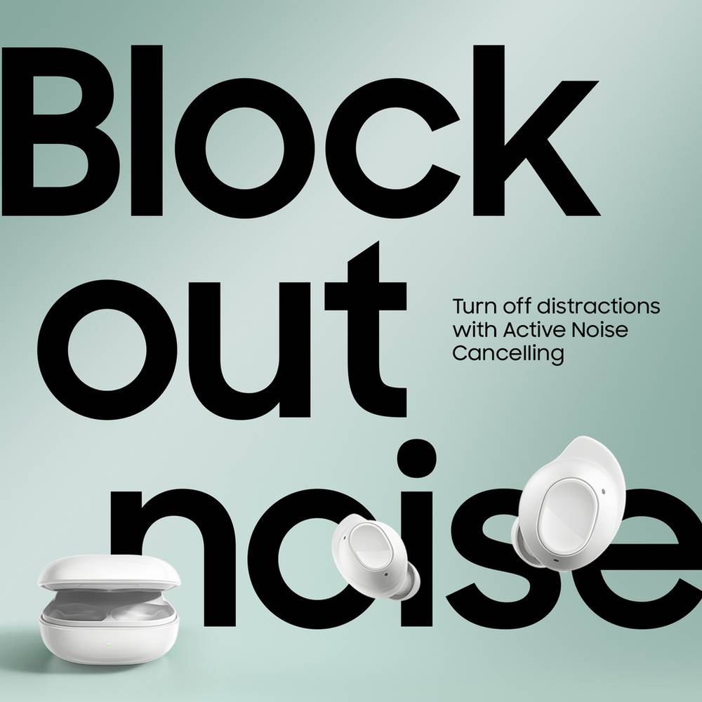 Samsung Galaxy Buds FE True Wireless In-Ear Earbuds - White