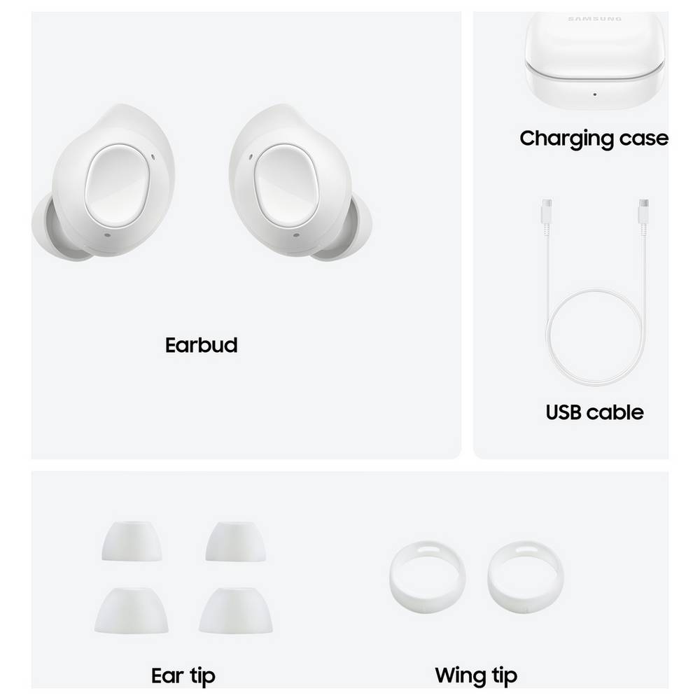 Samsung Galaxy Buds FE True Wireless In-Ear Earbuds - White