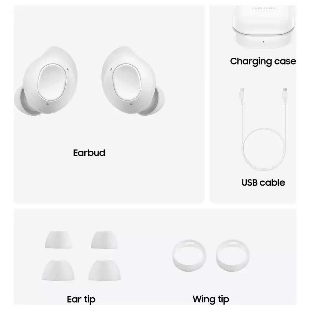 Samsung Galaxy Buds FE True Wireless In-Ear Earbuds - White