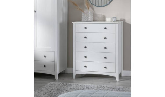 Habitat Minato 5 Drawer Chest - White
