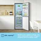 Fridgemaster MC55240DEB Freestanding Fridge Freezer - Black