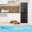 Fridgemaster MC55240DEB Freestanding Fridge Freezer - Black