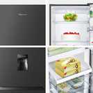Fridgemaster MC55240DEB Freestanding Fridge Freezer - Black