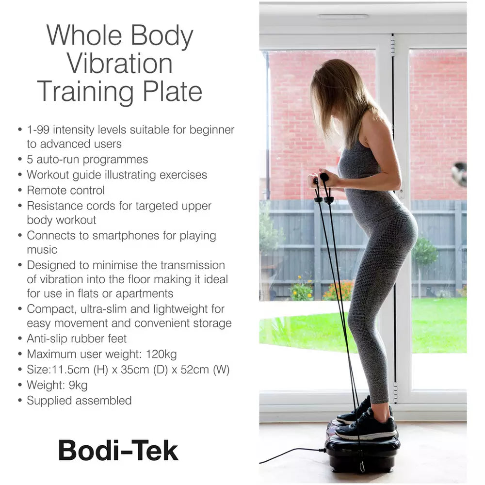 Bodi-Tek Whole Body Training Vibration Plate - Black