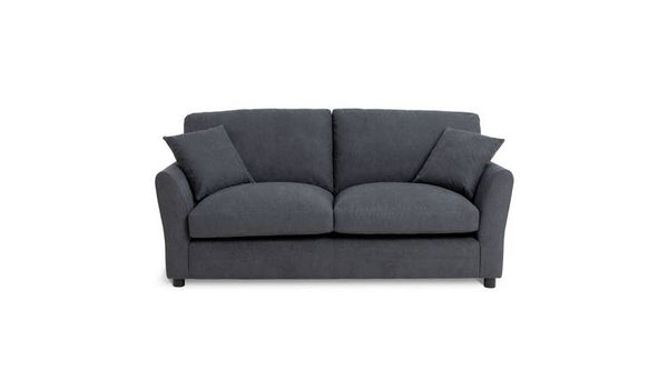 Argos Home Aleeza Fabric 3 Seater Sofa - Charcoal