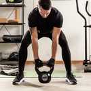 Pro Fitness Cast Iron 24kg Kettlebell - Black